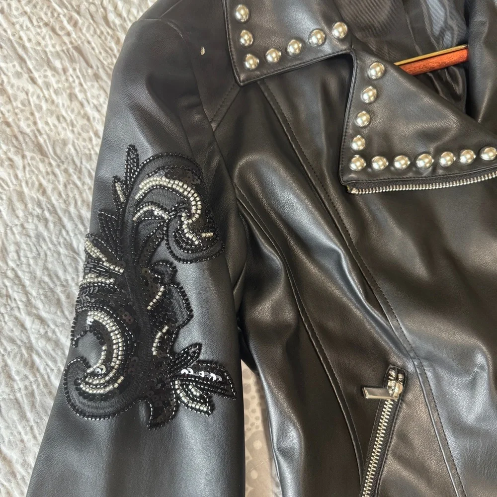 Bagatelle moto jacket s NWOT - Picture 2 of 10